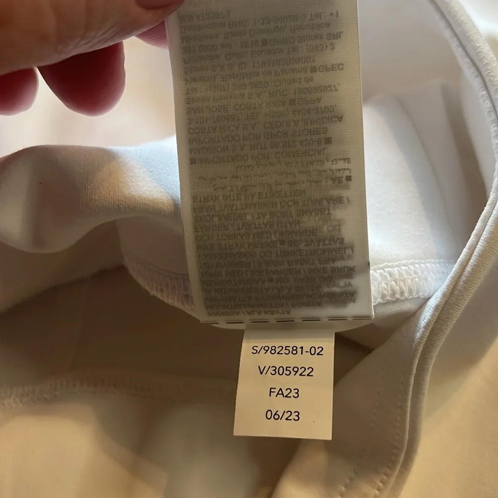 Athleta new white